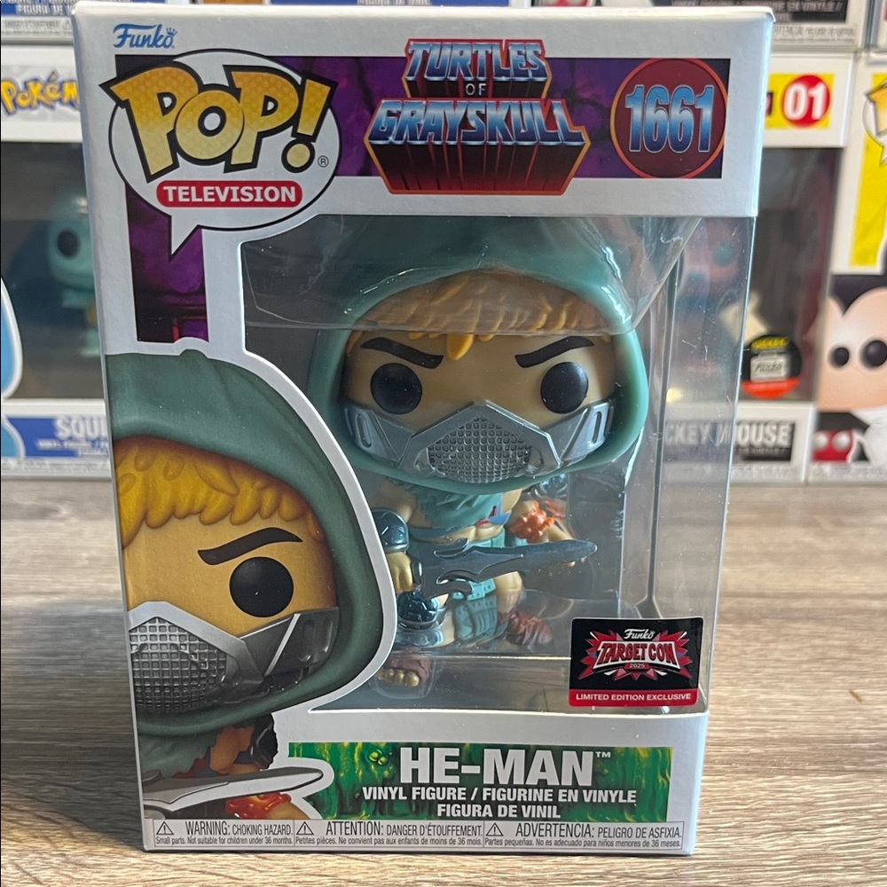 Funko Turtles of Grayskull He-Man Figure - Green and Gray